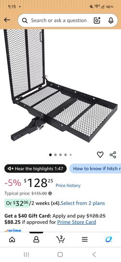 Mobility carrier with ramp