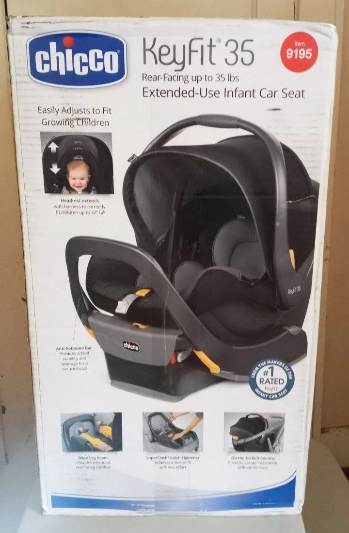 Chicco Keyfit 35 Extended Use Infant Car Seat , Black