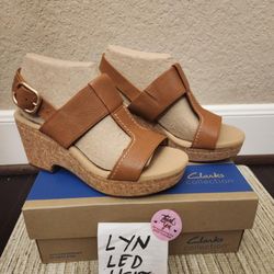 Wedge sandal Giselle Style Size 8.5W Clark