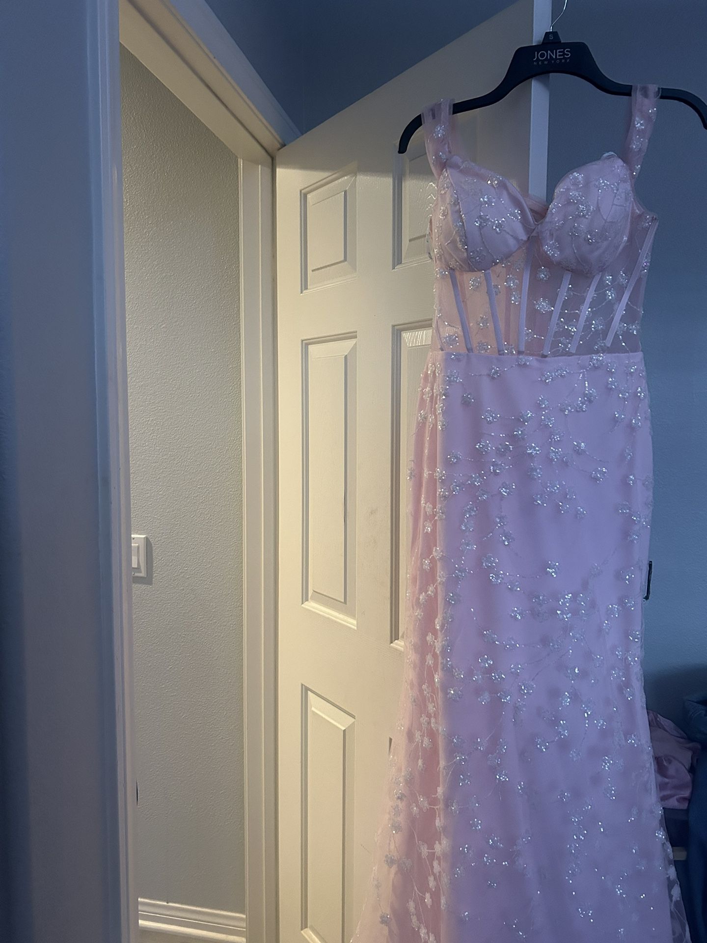 Pink prom dress