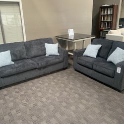 Slate Gray Sofa Set