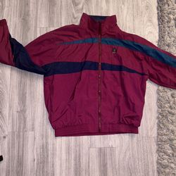 Vintage IZOD Zip Up Windbreaker 
