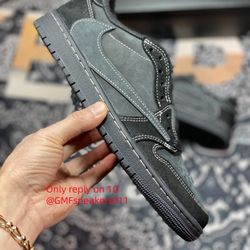 Travis Scott x Air Jordan 1 Retro Low OG SP 'Black Phantom'
