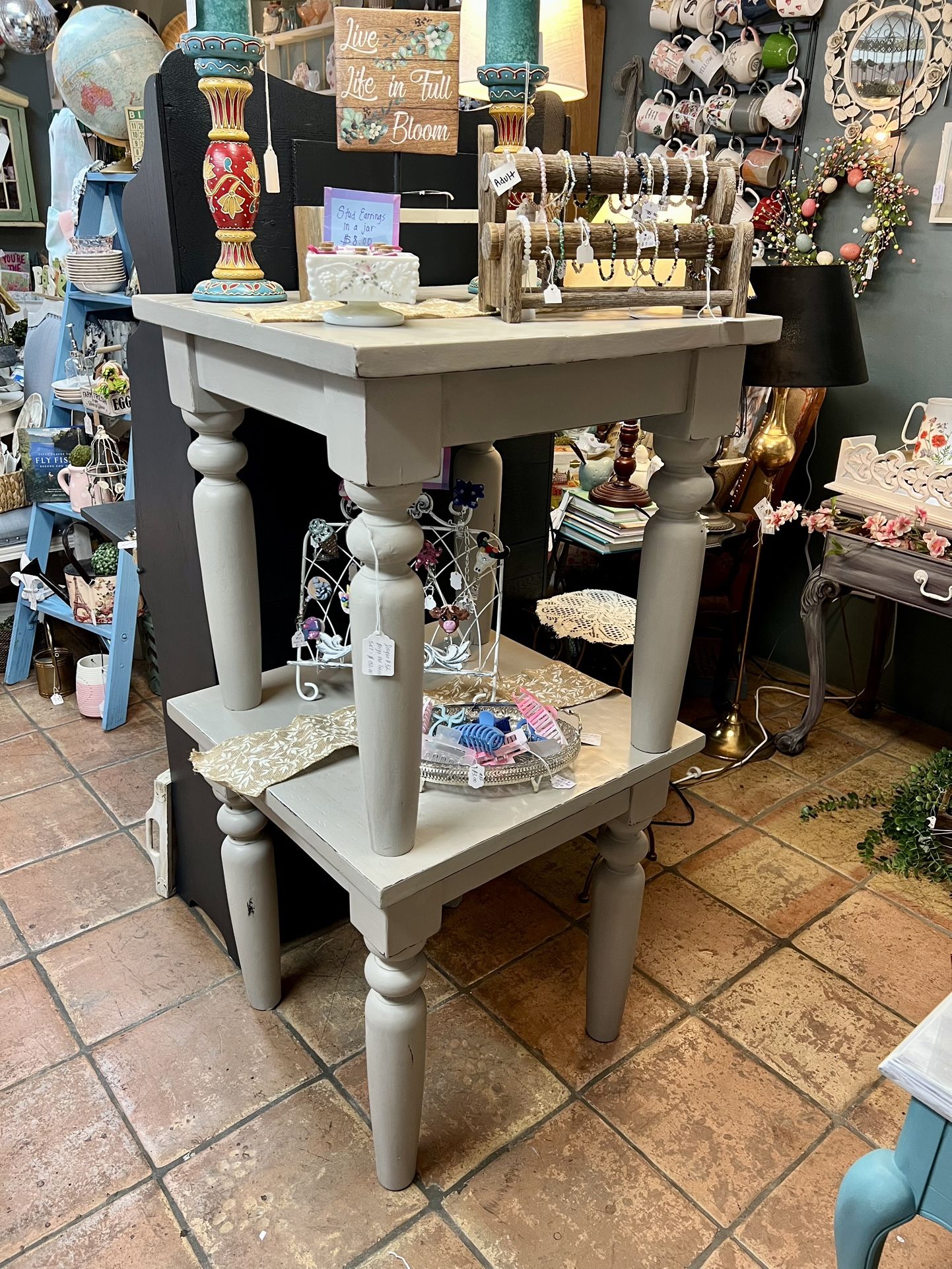 Beige Matching End Tables