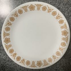 Corelle Butterly Gold Plate 
