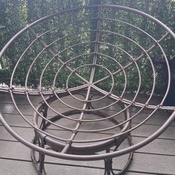 Papasan Chair Frame With Cushion.