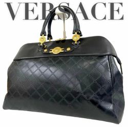 Versace Boston Bag Sunburst Leather 