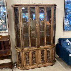Vintage Lane China Cabinet (As-Is)