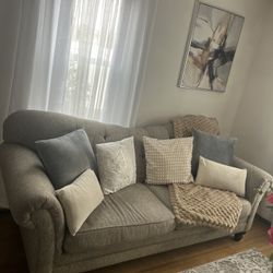 Elegant Cream Cloth Sofas Comfortable & Stylish