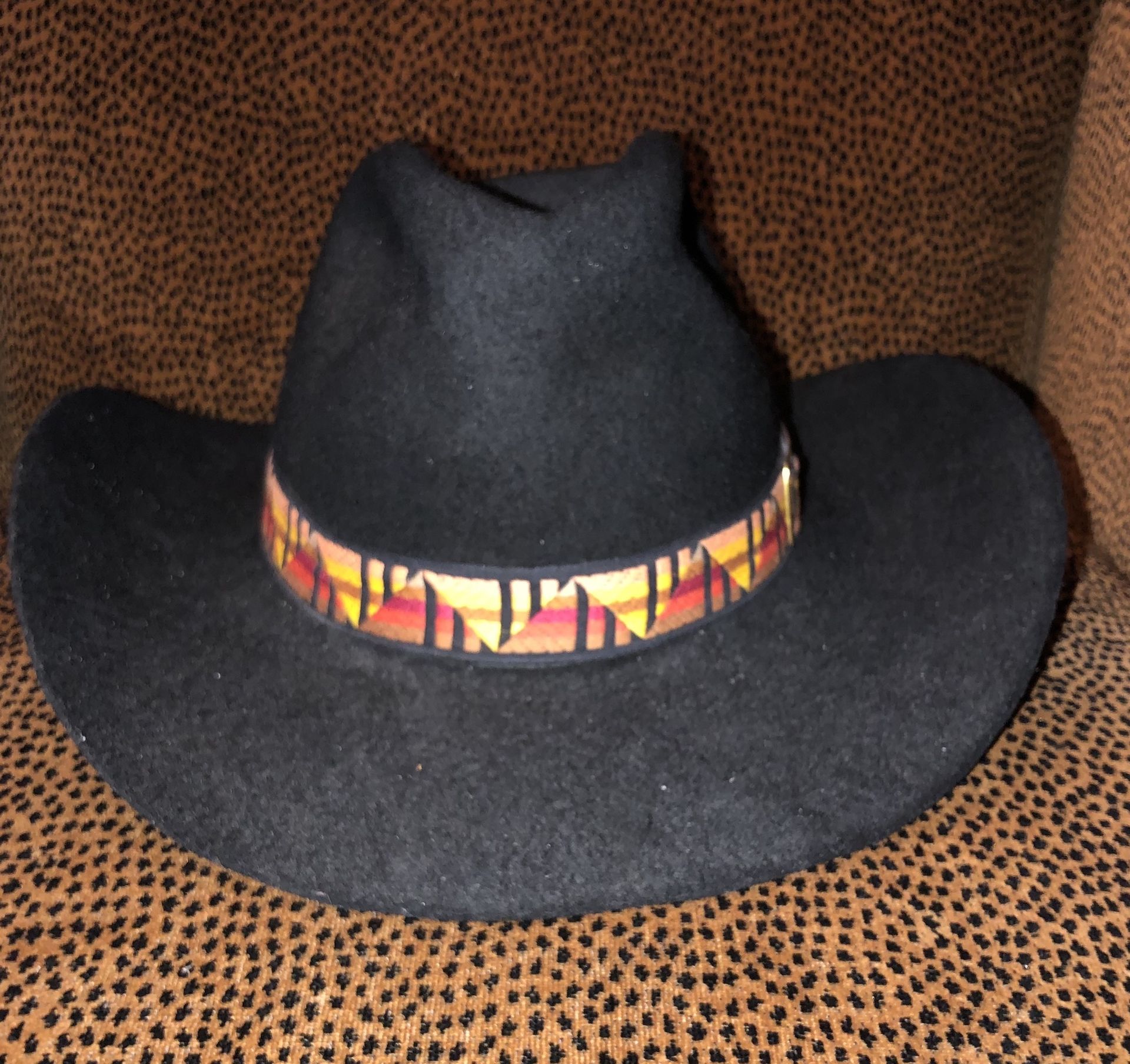 Vintage Always On Too 100% Virgin Wool Cowboy Hat