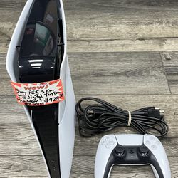 Sony PS5 Slim 1TB Digital Version W/ Controller & All Wires 