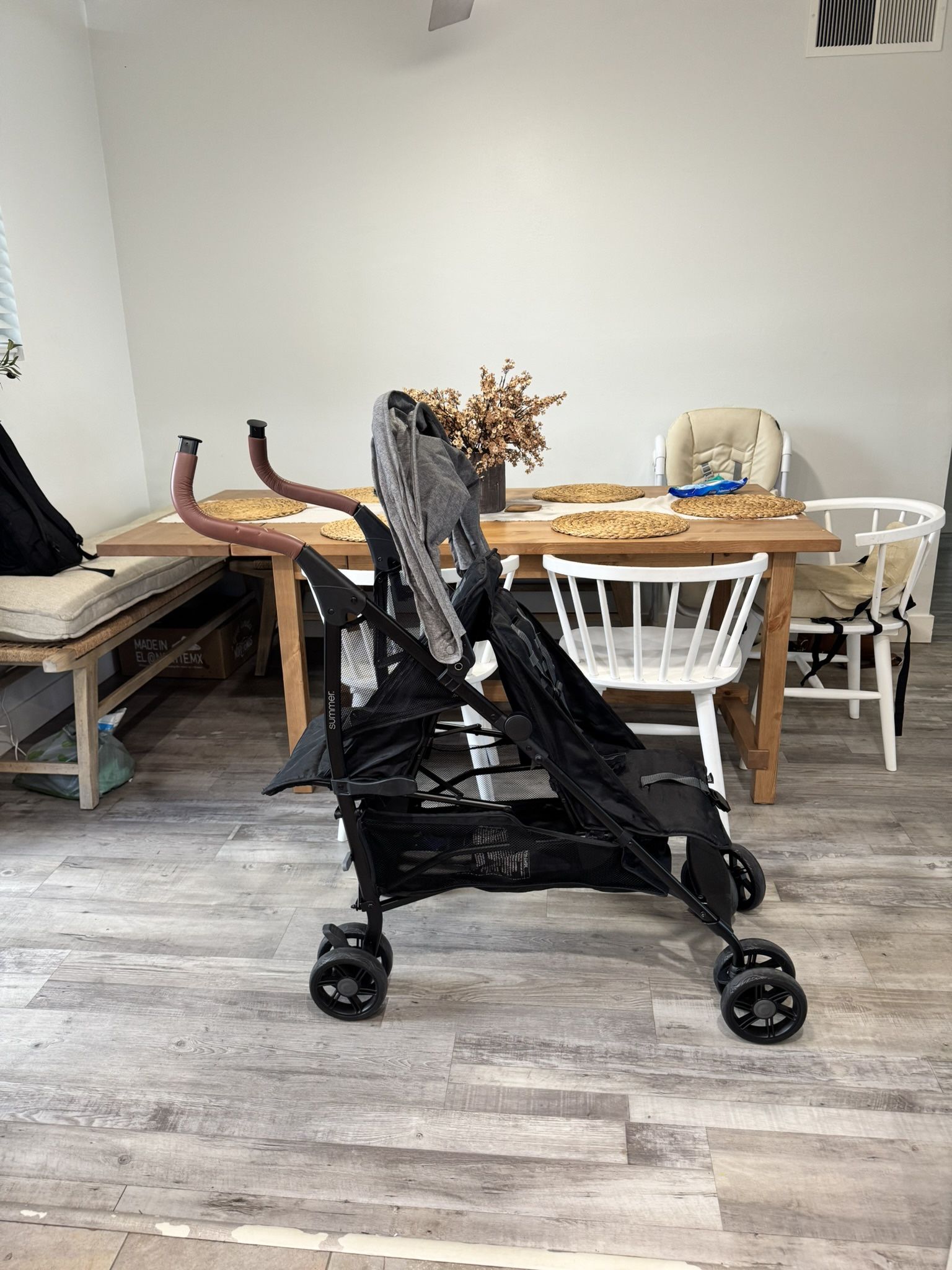 3Dlite Folding Lightweight Side by Side Double Stroller