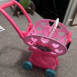 Minnie Mouse Shopping Cart