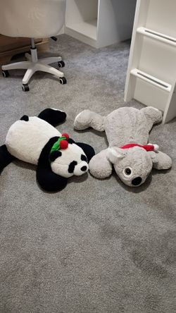 Large Panda, and Koala plush (read description)