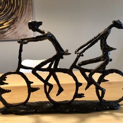 Biker’s Sculpture/ Resin Not Metal / Like New