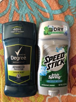 2 Deodorants: 1 Degree Men + 1 Speed Stick: 2 for $5