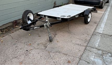 Small Flatbed Utility Trailer