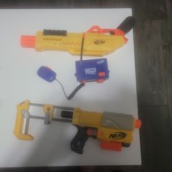 2 Nerf Guns And A Pretend Radio