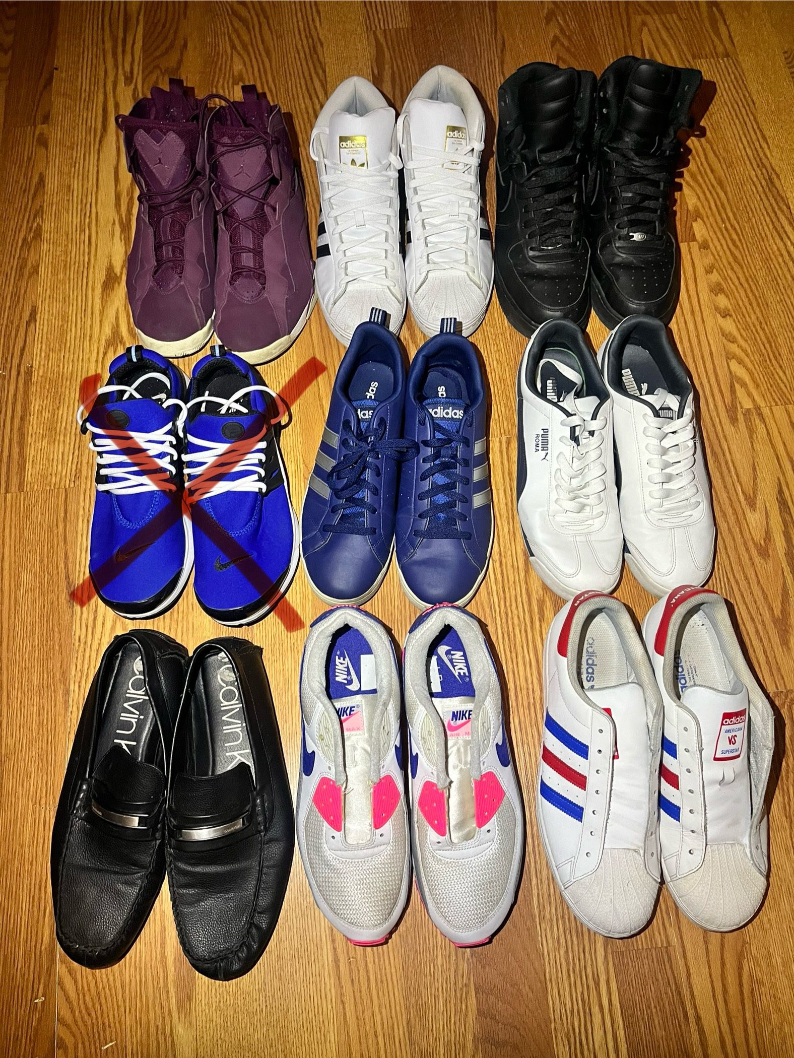 Men’s Size 12 Shoe Lot 