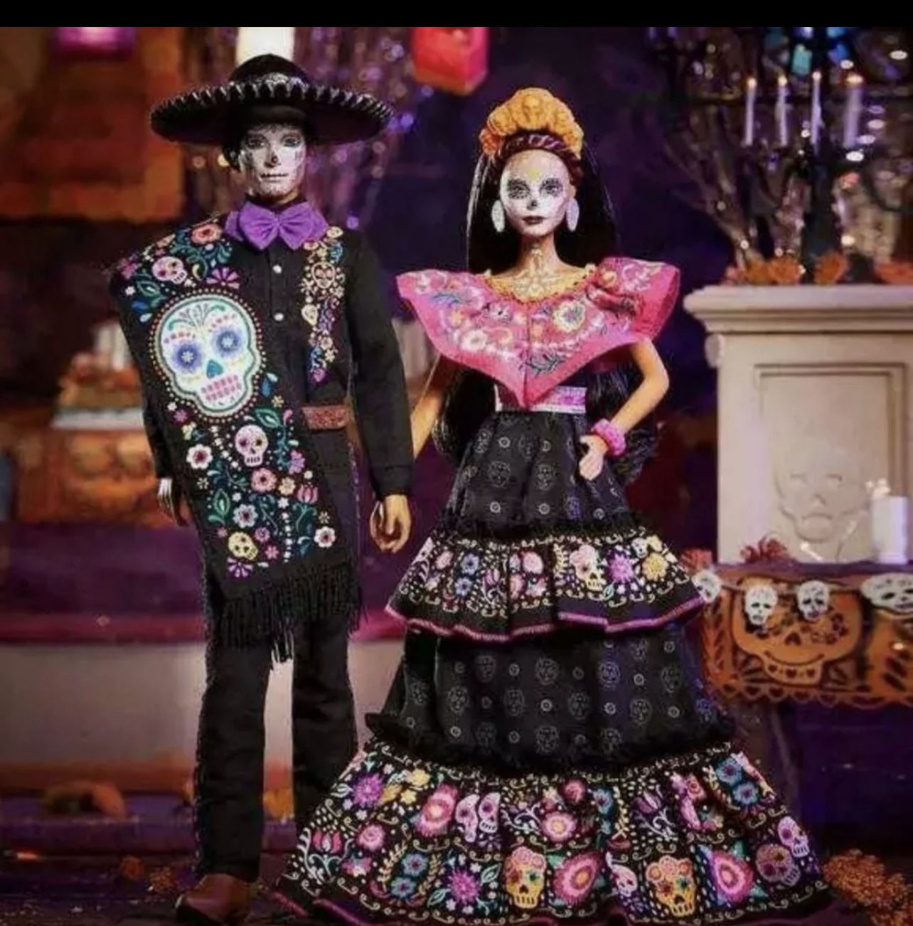 Dia De Los Muertos Barbie Set