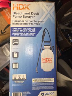 HDX Bleach and Deck Pump Sprayer 2 Gallon