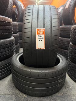 265/35R20 Michelin Pilot Sport 4s Full Pair of 2 Tires