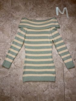 Off Shoulder Sweater Dress