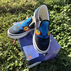 Derpy Tiger K-pop Slip On Vans Shoe 