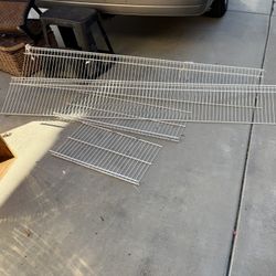 FREE Wire Shelves 2’, 3’, 6’, 8’