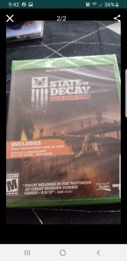State of decay for xbox