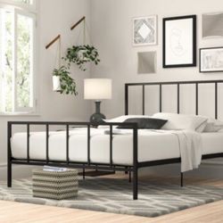 Black Metal Bed frame