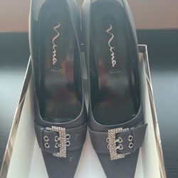 Nina Black Dress Shoes Size 10