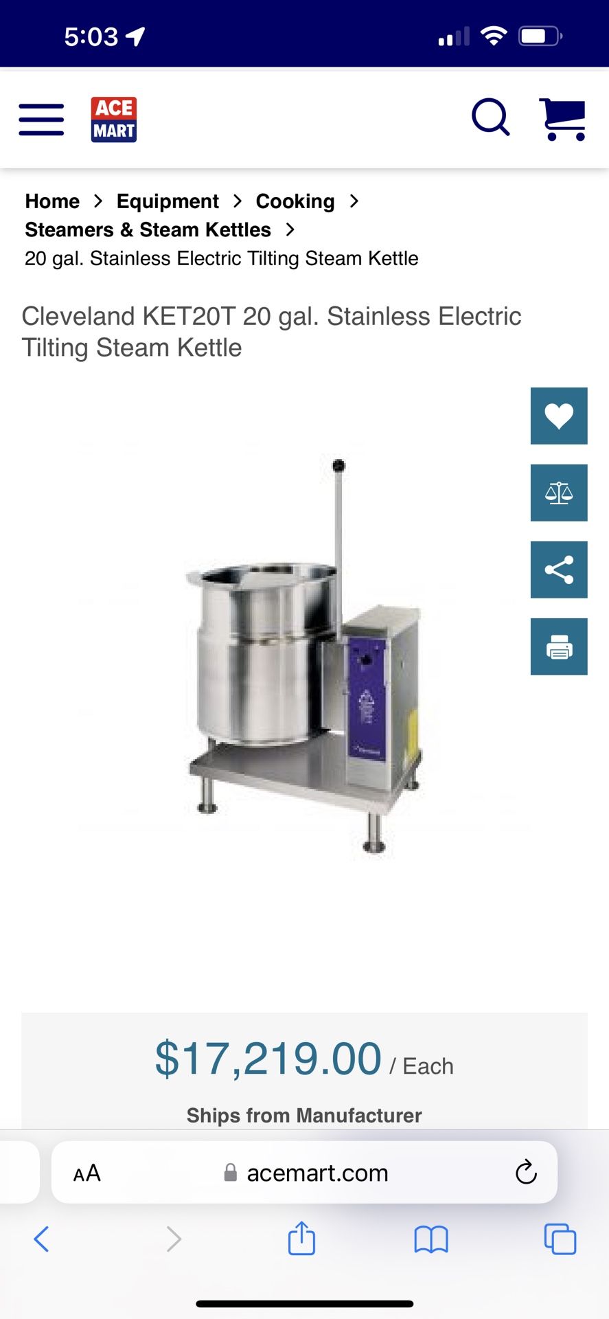 Steam Kettle