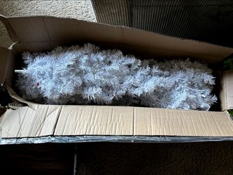 White Artificial Christmas Tree