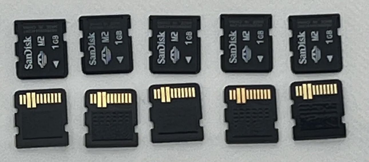 10 SanDisk 1GB Memory Stick Micro M2 -  1 GB Memory Card