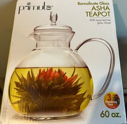 Primula Asha Glass Teapot