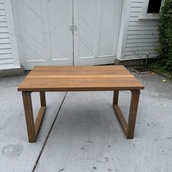 Brown Oak Table