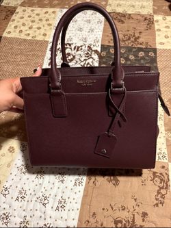 Kate Spade New York Cameron Medium Satchel Purse Brown