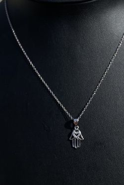 Hamsa Heart Necklace