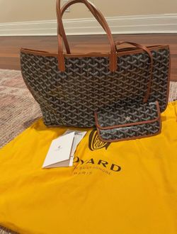 Authentic Goyard Anjou PM Reversible Canvas Tote