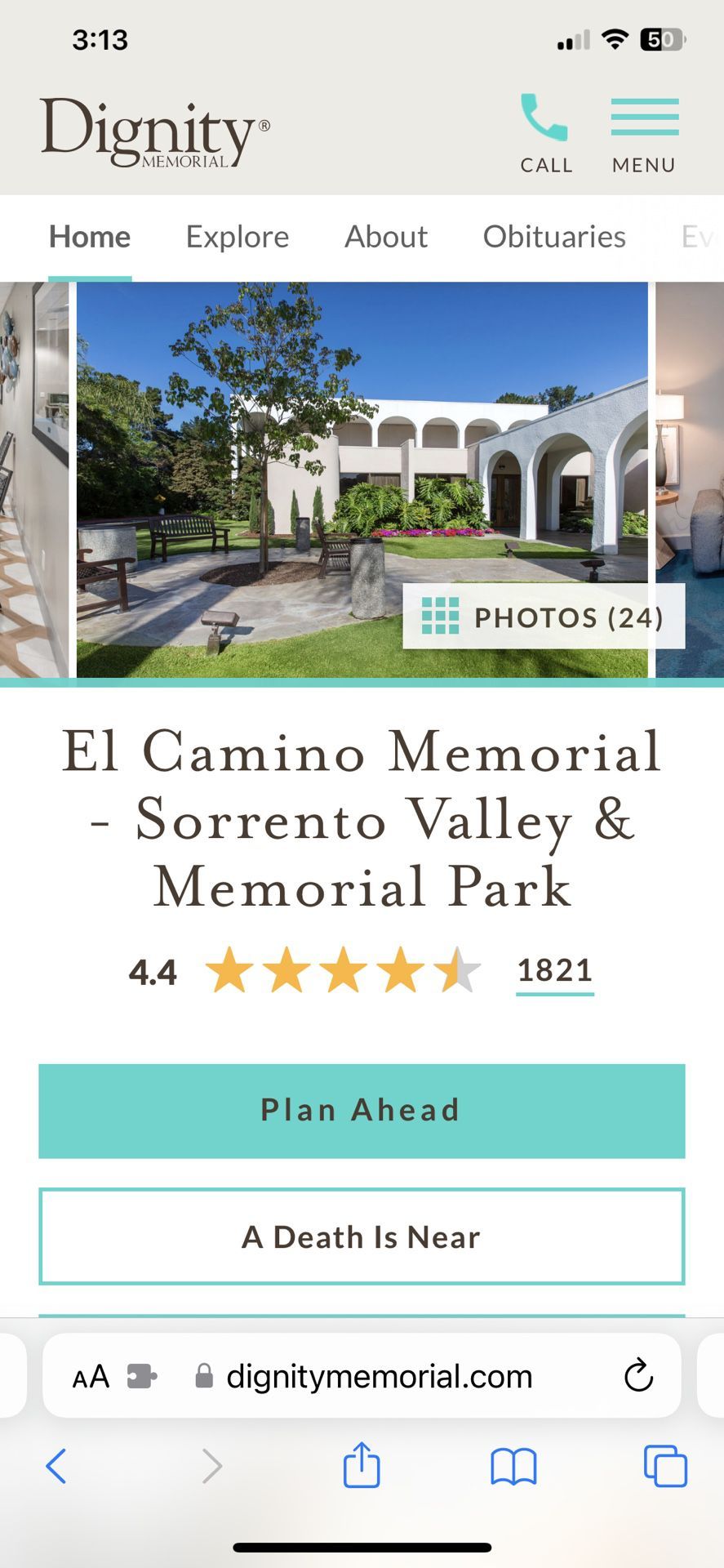 El Camino Cemetery Plot