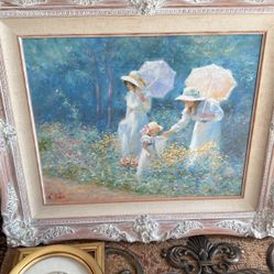 Canvas Transfer Framed Art By Richard ZolanThe Butterfly Net