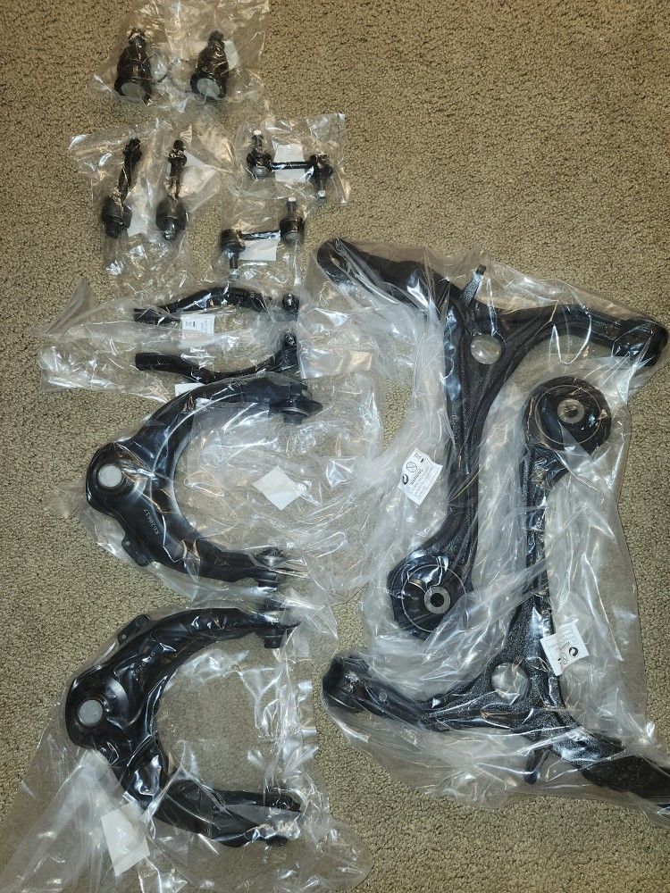 12PCS Front Upper Lower Control Arm