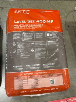 TEC Level Set 400 HF AND TEC VersaPatch Floor Patch