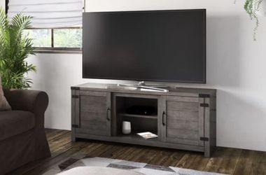 Weathered Gray TV Stand