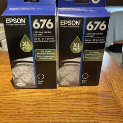 Epson 676 Black Print Cartridges