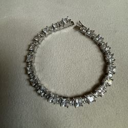 Silver Tennis Bracelet