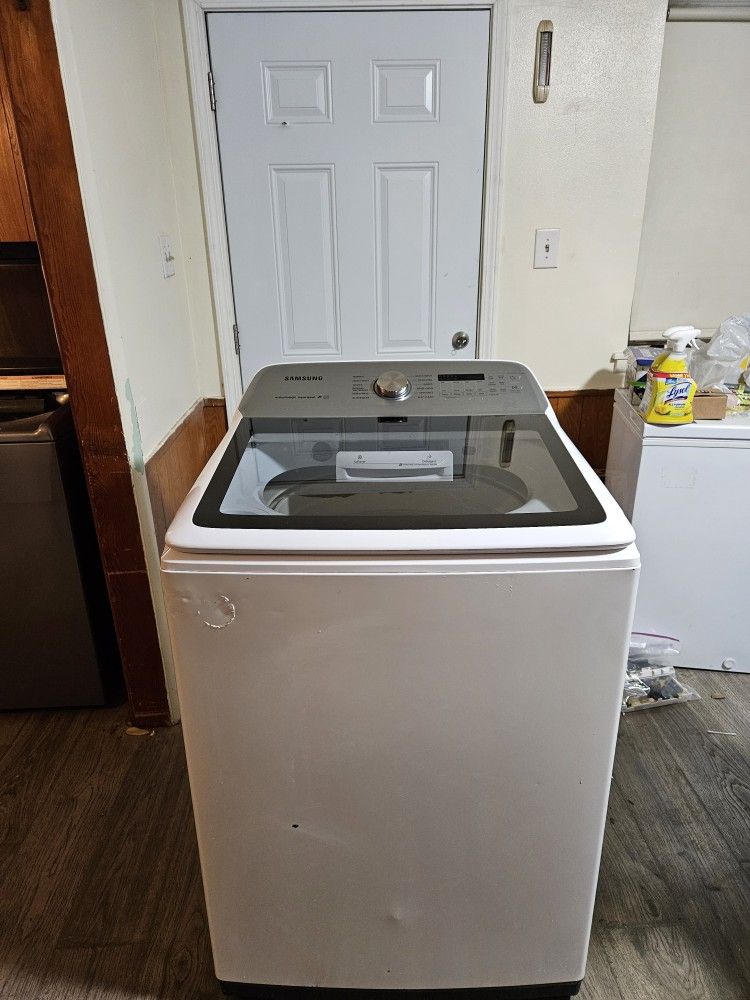 SAMSUNG WASHER XL CAPACITY 5.3 CU GOOD WORKING CONDITION HEAVY DUTY DELIVERY AVAILABLE WE DO REPAIRS
