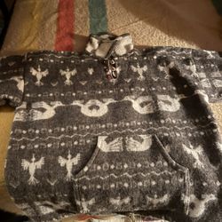 100% Wool Handmade South American Style Sweater Xl