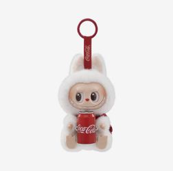 Labubu Coca-Cola Happy Factor Sitting/Coke Can **SEE DESCRIPTION** Vinyl Plush Pendant